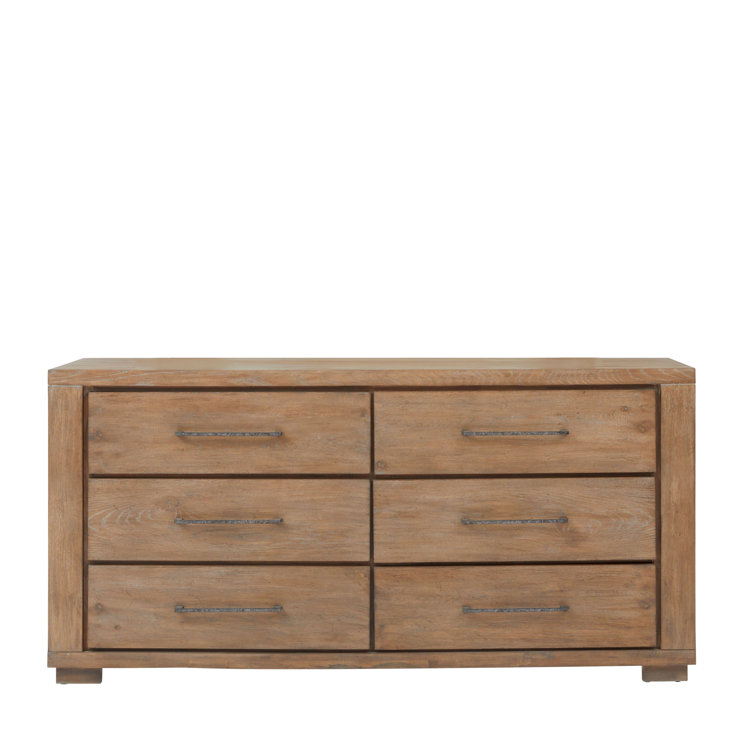 Dick Idol Collection Driftwood Transitional 6Drawer Horizontal Dresser Wayfair